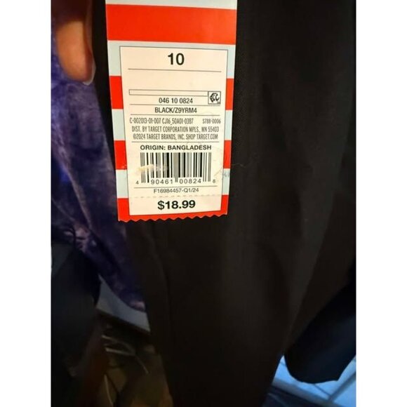 Boys Black Suit Pants By Cat & Jack™ Size 10 - Versatile Formal Wear - Picture 3 of 3